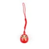 Daruma Bell Keychain -Shibui Store porte cle daruma grelot 756