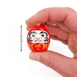 Large Japanese Keychain - Daruma (Color Of Choice) 14 Large Japanese Keychain - Daruma (Color Of Choice) -Shibui Store porte cle grand daruma couleur au choix 737