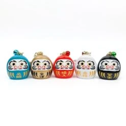 Large Japanese Keychain - Daruma (Color Of Choice) 19 Large Japanese Keychain - Daruma (Color Of Choice) -Shibui Store porte cle grand daruma couleur au choix 972