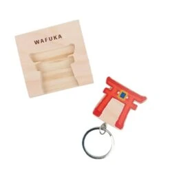Japanese Keychain – Torii Cypress -Shibui Store porte cle japonais en cypres torii 365