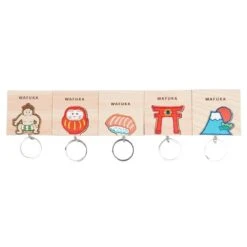 Japanese Keychain – Torii Cypress -Shibui Store porte cle japonais en cypres torii 517