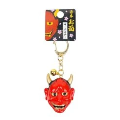Japanese Keychain - Hannya Mask