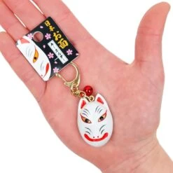 Japanese Keychain - Kitsune Mask -Shibui Store porte cle masque kitsune 763