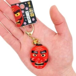 Japanese Keychain - Tengu Mask -Shibui Store porte cle masque tengu 172