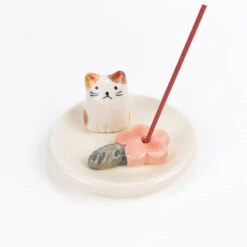 Japanese Incense-Holder - Neko -Shibui Store porte encens japonais neko 624