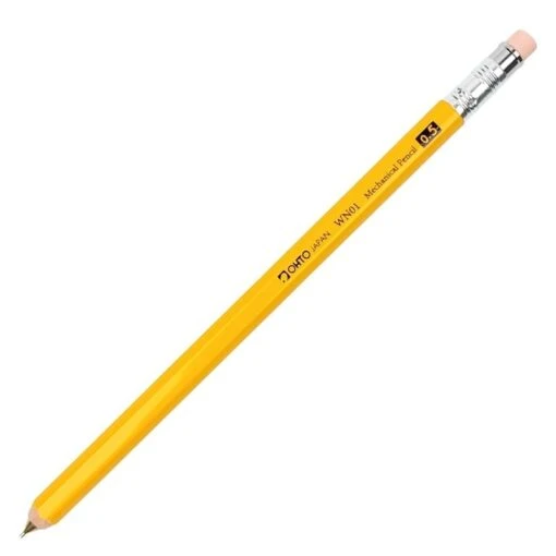 OHTO Mechanical Pencil Wood – 0.5 Mm Yellow