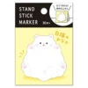 Japanese Sticky Notes - White Cat