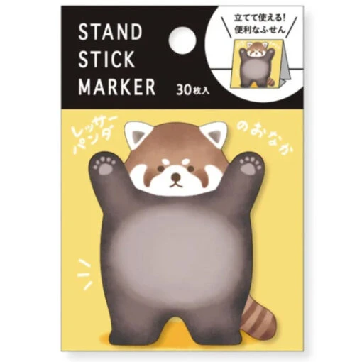 Japanese Sticky Notes - Red Panda