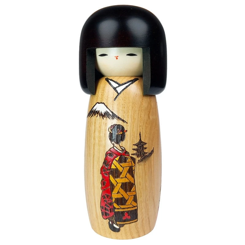 Kokeshi Doll Geisha 3 Kokeshi Doll Geisha