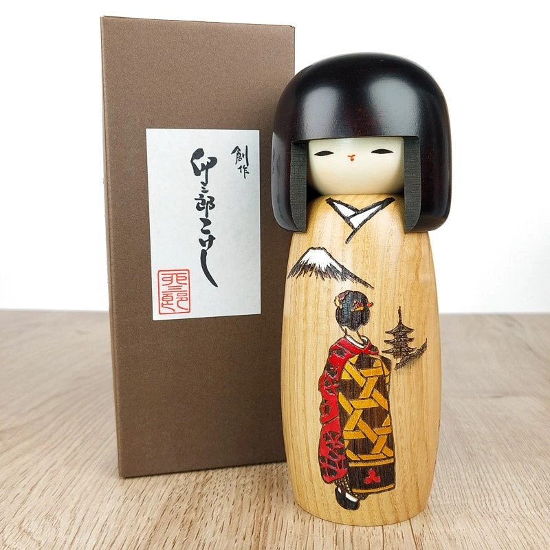 Kokeshi Doll Geisha 4 Kokeshi Doll Geisha - Image 2