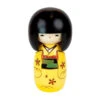 Yellow Kokeshi Doll -Shibui Store poupee kokeshi jaune 911