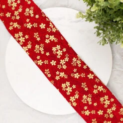 Red Sakura Obi Belt -Shibui Store red sakura obi belt 880