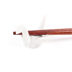 Chopsticks Rest White Origami -Shibui Store repose baguettes origami blanc 130