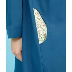Modern Japanese Dress - Blue -Shibui Store robe japonaise moderne bleue 964