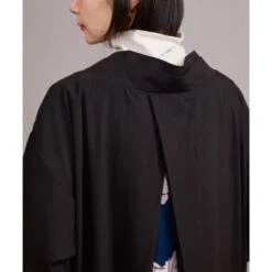 Japanese Dress Modern Black -Shibui Store robe japonaise moderne noire 417
