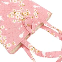 Japanese Bag – Usagi Sakura Pink -Shibui Store sac japonais usagi sakura rose 379