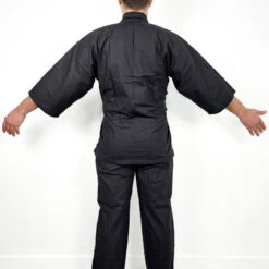 Samue Clothing - Black -Shibui Store samue homme noir 362