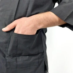 Samue Clothing - Black -Shibui Store samue homme noir 950