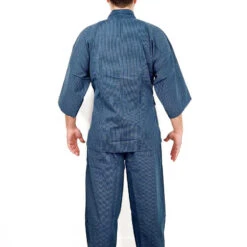 Samue Clothes - Blue -Shibui Store samue japonais bleu 638