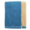 Japanese Imabari Towel - Bicolore Blue -Shibui Store serviette de bain imabari bicolore bleue 379