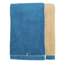 Japanese Imabari Towel - Bicolore Blue