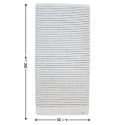 Japanese Towel - Blue Striped -Shibui Store serviette de bain japonaise rayee bleue 665