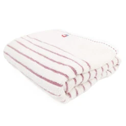 Japanese Towel - Red Striped -Shibui Store serviette de bain japonaise rayee rouge 634