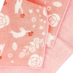Japanese Towel - Pink & Cat 11 Japanese Towel - Pink & Cat -Shibui Store serviette japonaise rose chat 158