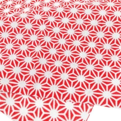 Red Tenugui - Asanoha -Shibui Store serviette tenugui asanoha rouge 966