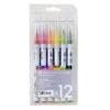 ZIG Brush Pens - Extra Fine Tip - Set Of 12 -Shibui Store set 12 stylos pinceaux extra fins zig 400