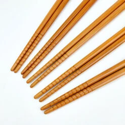 Set Of 5 Pairs Of Bamboo Chopsticks -Shibui Store set 5 paires de baguettes bambou 491