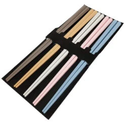 Set Of 5 Pairs Of Pastel Chopsticks -Shibui Store set 5 paires de baguettes pastel 935