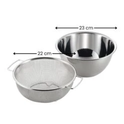 Japanese Rice Bowl With Strainer -Shibui Store set bol passoire a riz japonaise 597