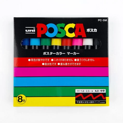 Set Of 8 Posca Markers