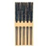 Japanese Kurogane Chopsticks Set -Shibui Store set de baguettes japonaises kurogane 822
