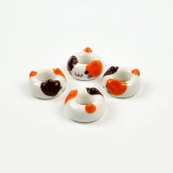 Japanese Chopstick Holder Set - Neko -Shibui Store set porte baguettes japonaises neko 946