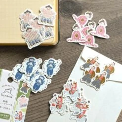 Flake Stickers - Japanese Character -Shibui Store stickers flake personnages japonais 241