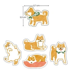 Shiba Dog Stickers -Shibui Store stickers japonais chien shiba 800