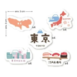 Stickers Tokyo 6 Stickers Tokyo -Shibui Store stickers japonais tokyo 336