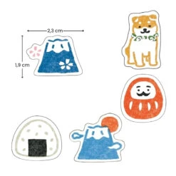 Japanese Paper Stickers -Shibui Store stickers papier japonais 791