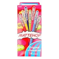 Pentel Mattehop Pens – Original + Sweet -Shibui Store stylos couleur pentel mattehop original sweet set 834
