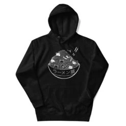 Japanese Hoodie - Bowl Of Kittens -Shibui Store sweat japonais bowl of kittens s 195