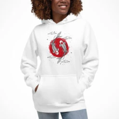 Koi Fish Hoodie -Shibui Store sweat japonais duo carpes koi 415