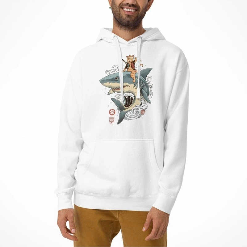 Japanese Hoodie - Neko Shark 4 Japanese Hoodie - Neko Shark - Image 2