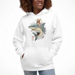 Japanese Hoodie - Neko Shark 9 Japanese Hoodie - Neko Shark -Shibui Store sweat japonais neko requin 737