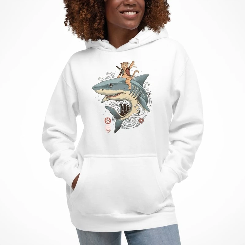 Japanese Hoodie - Neko Shark 5 Japanese Hoodie - Neko Shark - Image 3