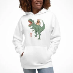 Japanese Hoodie - Neko T-Rex -Shibui Store sweat japonais neko t rex 172