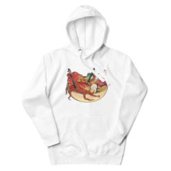 Japanese Hoodie - Octopus Ramen -Shibui Store sweat japonais octopus ramen s blanc 653