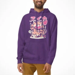 Japanese Graphic Hoodie - Red Panda -Shibui Store sweat japonais panda roux 486