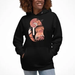 Japanese Hoodie - Fox -Shibui Store sweat japonais renard 761